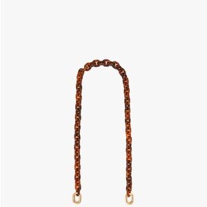 Clare V tortoise resin strap